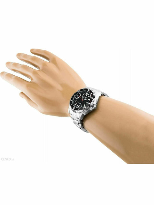 Casio Men's Watch 43mm Battery with Silver Metal Bracelet