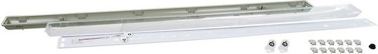 GloboStar Lighting Batten Single-Ended Outdoor with 2 Slots for LED Lamps T8 150cm