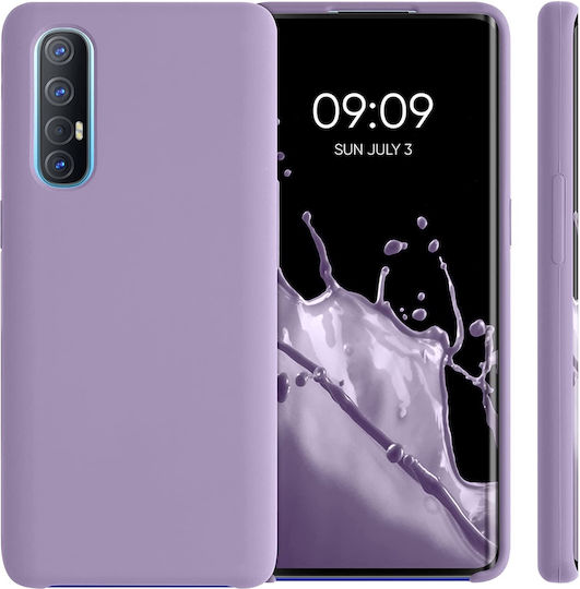 KWmobile Soft Flexible Rubber Cover Back Cover Σιλικόνης Violet Purple (Oppo Find X2 Neo)