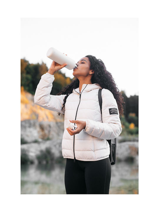 Equa Timeless Sticlă de apă Oțel inoxidabil 1000ml Alb