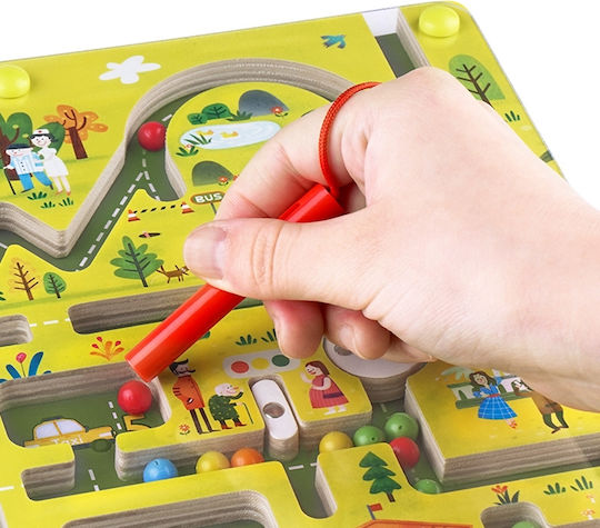 Toi-Toys Λαβύρινθος Μαγνητικός Λαβύρινθος από Ξύλο για 36+ Μηνών
