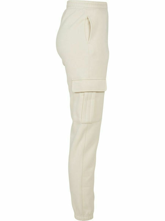 Jogginghose Jogger Vlies White Sand