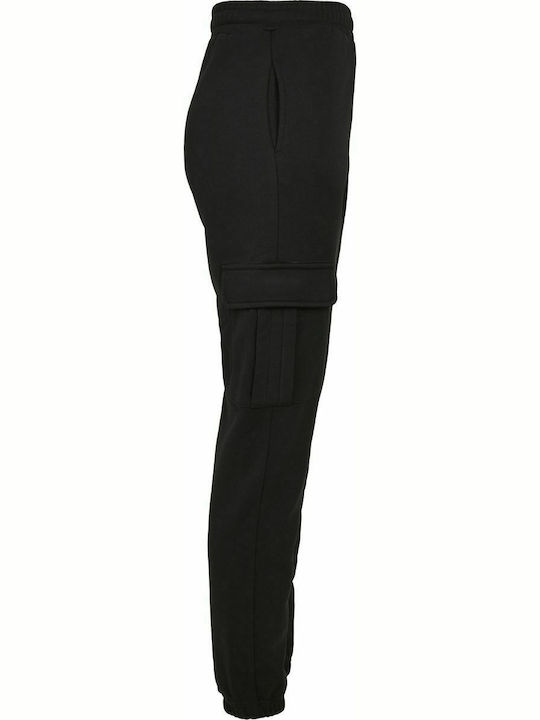 TB4563 Pantaloni de Trening cu elastic Fleece Negru