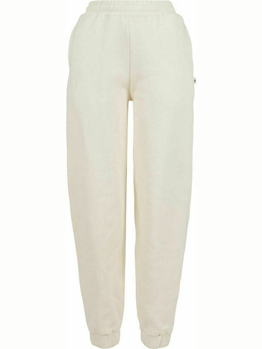 Women's Sweatpants with Jogger Fleece White