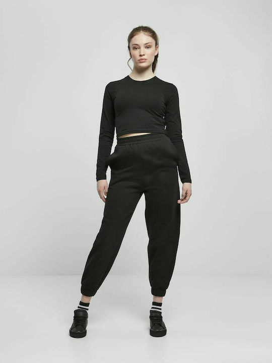 TB4564 Jogginghose Jogger Vlies Schwarz