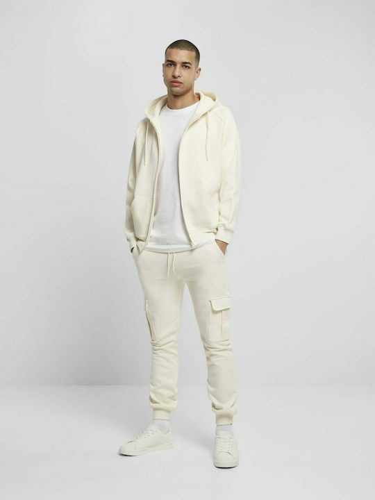 TB014C Sweatshirt with Hood White Sand