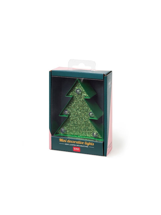 Legami Milano Christmas Decorative Illuminated Tree 10cm Green