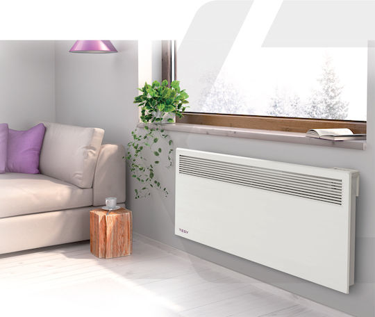 Tesy CN 051 250 EI CLOUD W Convector Heater Wall 2500W with Electronic Thermostat and WiFi 103x45.9cm Gray