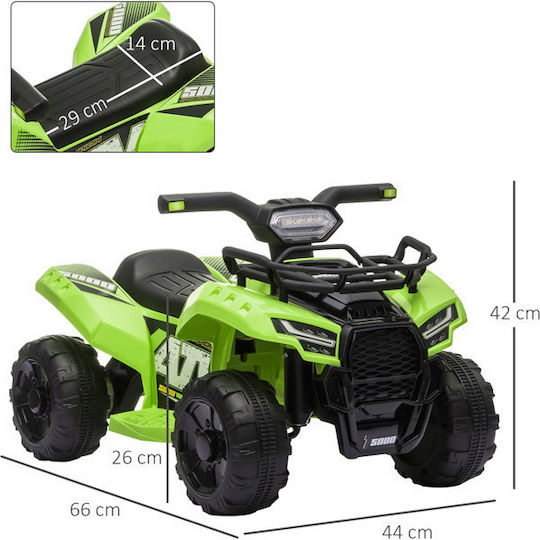 Kids Scooter Licensed Electric 6 Volt Green
