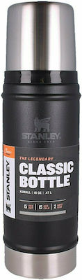 Stanley Classic Legendary Bottle Sticlă Termos Oțel inoxidabil Fără BPA Negru 470ml cu Cap-Cup 10-01228-073