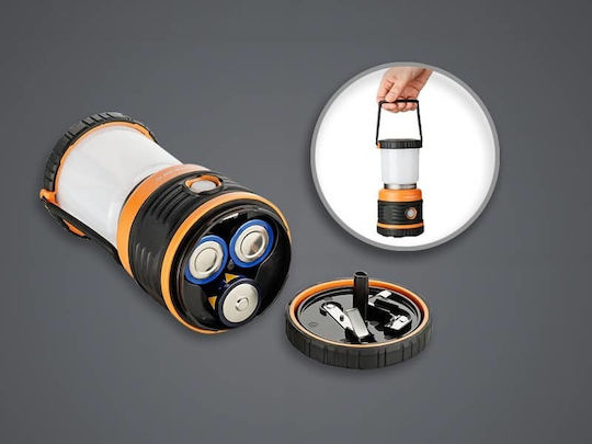 Dunlop Led Battery Lantern for Camping with Flashlight 1000lm