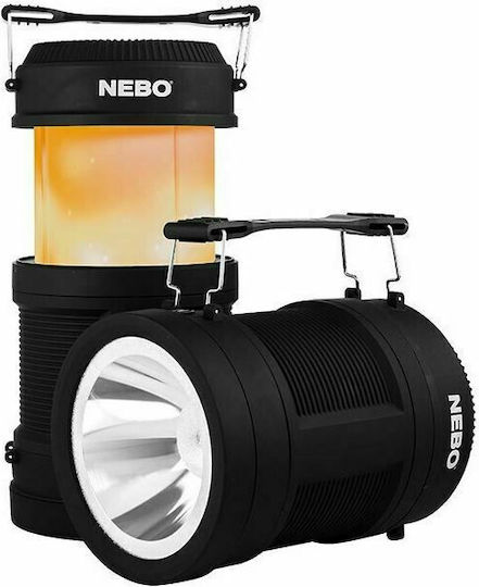 Nebo Big Poppy Led Rechargeable Lantern for Camping with Flashlight & Powerbank 300lm
