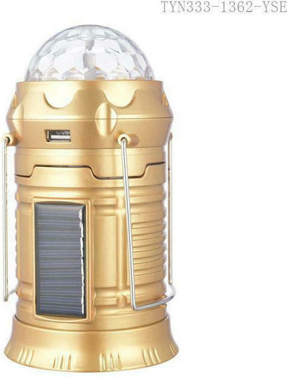 Wiederaufladbare Campinglaterne mit Taschenlampe Disco-Ball