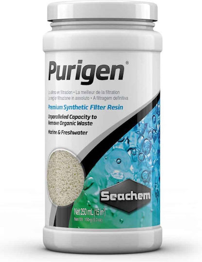 Seachem Purigen Βιολογικό Πορώδες Υλικό για Φιλτράρισμα Ενυδρείου 250ml 1τμχ