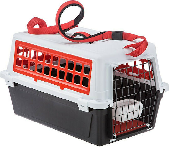 Ferplast Atlas Trendy Plus 10 Red Dog Transport Cage 48x48x32.5cm