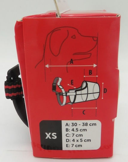 Flamingo Muzzle Silas Xs Black Botniță pentru câini 24x30-38 cm