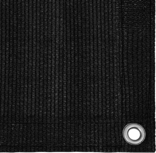 vidaXL Tent Floor Camping Black 200x200cm