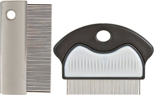Trixie Comb Small for Misc Hair Lengths for Flea Removal Black