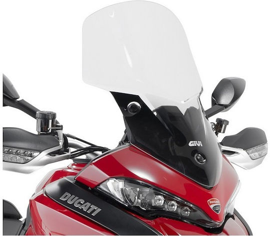 Givi Motorcycle Windshield & Windscreen Transparent Visor for Ducati Multistrada 950 2017-2018 D7406ST