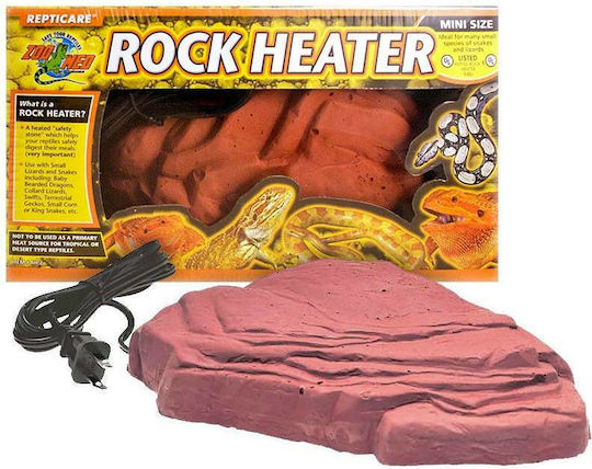 Zoomed Rock Heater Mini Heating Accessory for Reptiles Terrarium