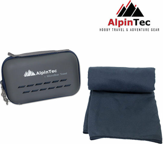 AlpinPro DryFast Microfiber Body Antibacterial Towel with Case Purple 180x90cm