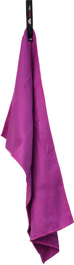 AlpinPro DryFast Microfiber Face Towel in Case Purple 50x30cm
