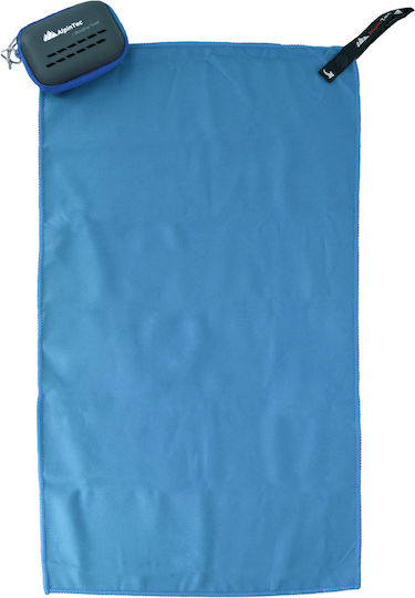 AlpinPro DryFast Microfiber Face Towel in Case Blue 100x50cm