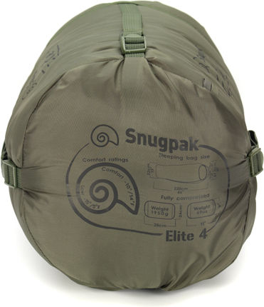 Snugpak Sleeping Bag Μονό Χειμερινό Softie Elite 4 Olive (10/-15)