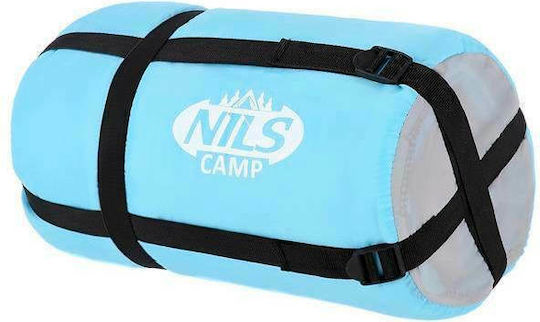 Nils Sleeping Bag Single Summer NC2008 Size Μ Grey-Mint