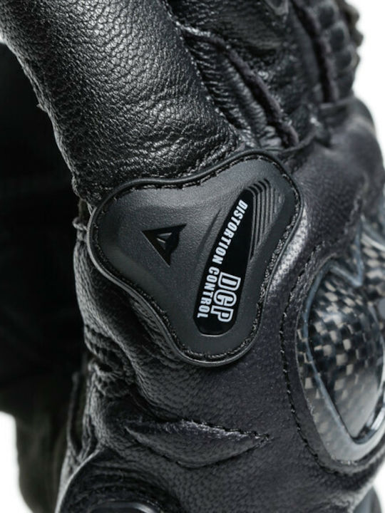 Dainese Carbon 3 Short Summer Men's Motorcycle Gloves Leather Black