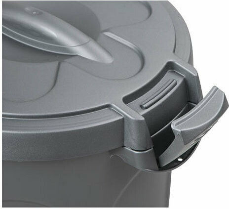 Stefanplast Jerry Plastic Food Storage Container for Dog 23lt in Gray Color