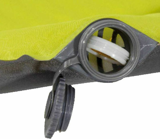 High Peak Oregon L Self-Inflating Single Camping Sleeping Mat 195x60cm Thickness 5cm in Yellow color