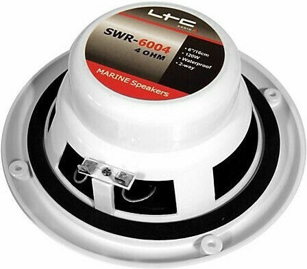 LTC Audio Σετ Ηχεία Σκάφους Αδιάβροχα 6.5" με 50W RMS Λευκό