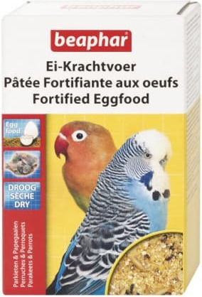 Beaphar Dry Fortified Eggfood Parakeet Futter für Wellensittiche Trocken Gelb 150g 150gr
