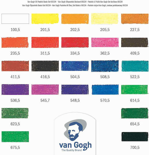 Royal Talens Oil Pastels Van Gogh Oil Pastel 24colours 95860024