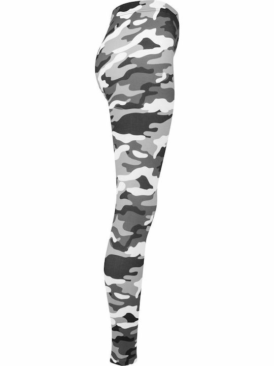 Women's Long Training Legging High Waisted Snow Camo