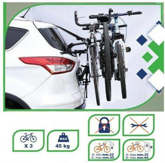 K39 Holiday Car Bike Trunk Rack for 2 Bikes K39-402