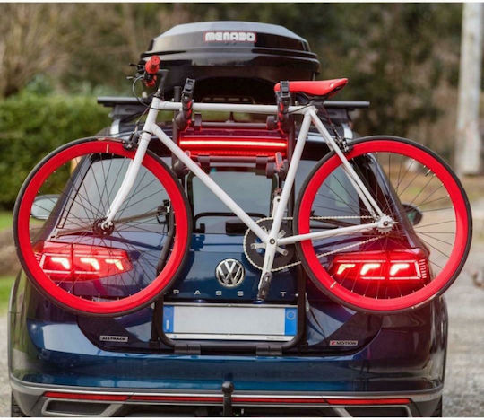Menabo Viper Car Bike Trunk Rack for 3 Bikes