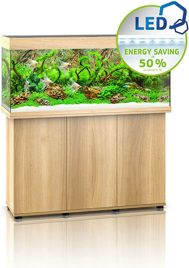 Juwel Rio 240 Fish Aquarium Capacity 240lt with Lighting, Heater, Circulator, Filter and 121x41x55cm Beige
