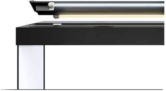 Juwel Lido 200 Acvariu de Pești cu Capacitate de 200lt cu Iluminare, Încălzitor, Circulator, Filtru și 71x51x51cm. Maro