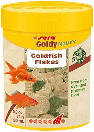 Sera Goldy Nature Goldfish Food Flakes with Spirulina 250ml