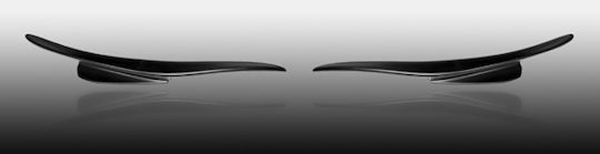 Motordrome Front Headlight Eyebrows for Seat Leon MK2 Facelift 2009-2011