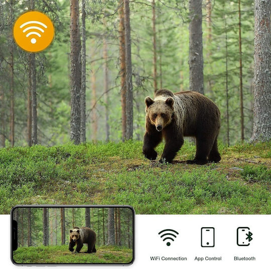 Suntek HC-801Pro Waterproof Hunting Camera Night Vision with Motion Detection 4G/4K/30MP/Live Video με Εφαρμογή