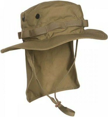 Mil-Tec Boonie British Ripstop Jungle Hunting Hat Coyote Beige