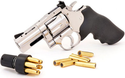 Asg CO2 Air Pistol Dan Wesson 715 2.5" Silver (Pellets) Metal 4.5mm