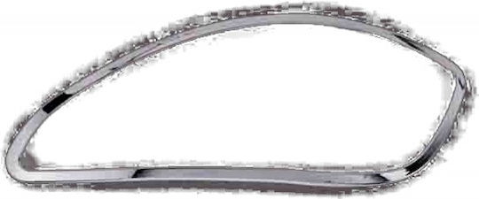 Autoline Rear Car Headlight Eyebrows for Peugeot 206 '03