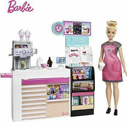 Barbie Καφετέρια Σετ Κούκλας για 3+ Ετών