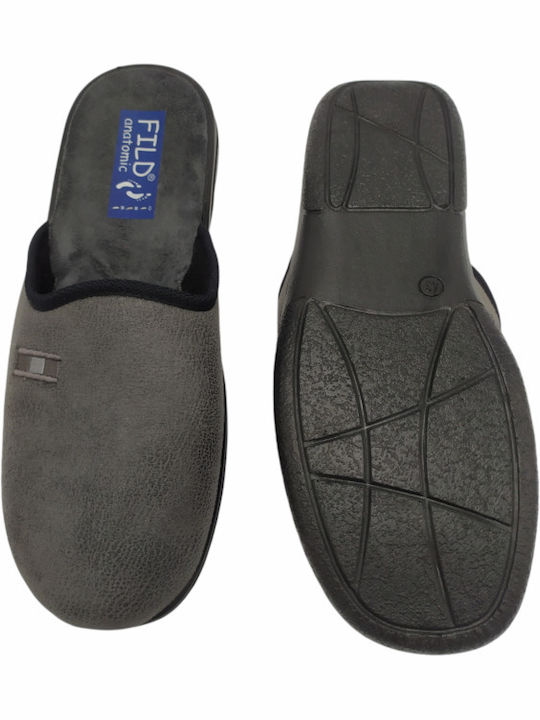 Romylo F14 Men's Slipper Gray