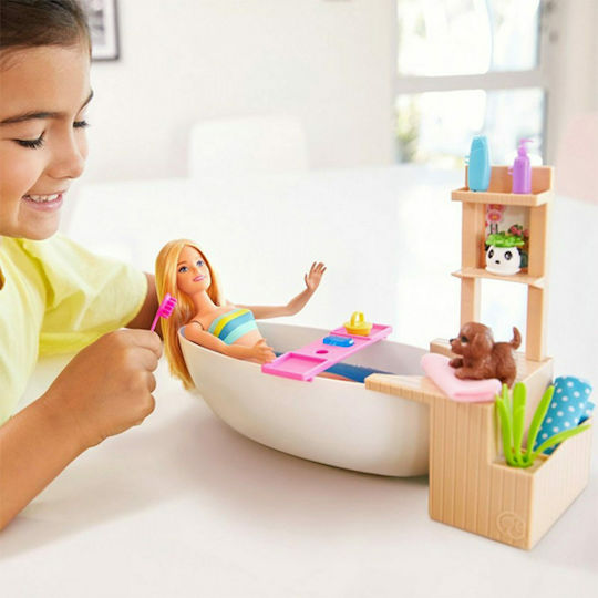 Barbie Wellness - Τζακούζι Σετ Κούκλας για 3+ Ετών