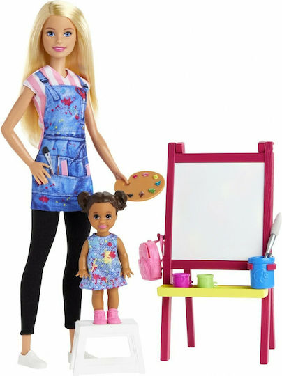 Barbie Art Teacher Doll Set for 3++ Years